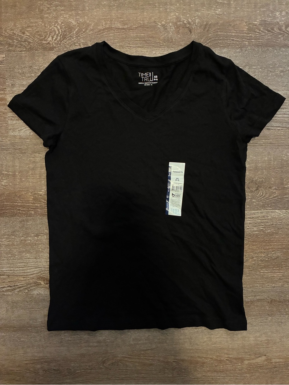 NWT Relaxed fit Black V-Neck T-Shirt
